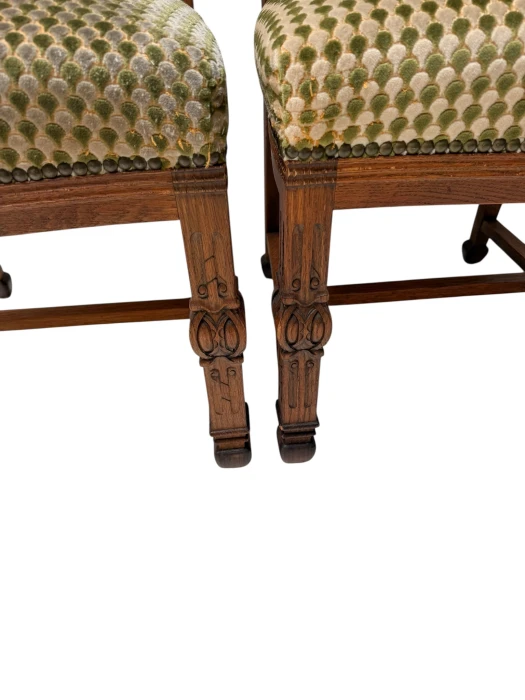 Art Deco Side Chairs by Willem Penaat, Oak & Macassar Ebony, 1917